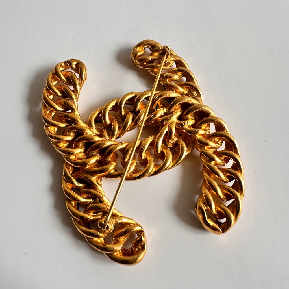 Vintage Chanel Chain Brooch - Picture 2 of 3